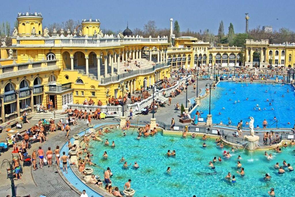 Cozy Budapest Vacation Studio Relax Close Spa Kültér fotó